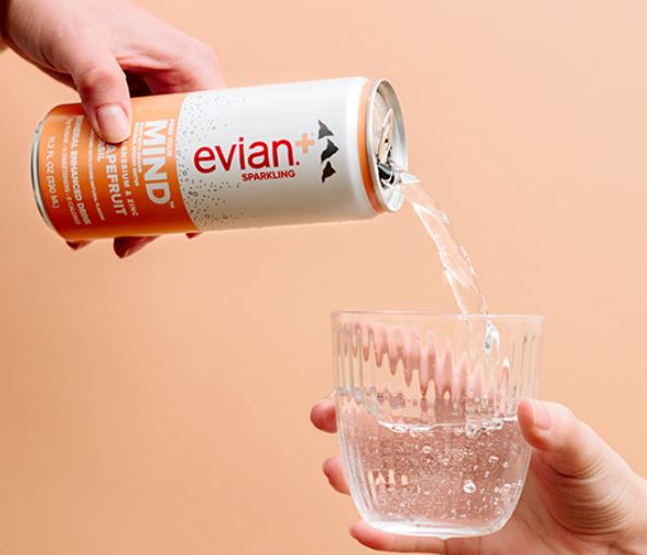 Sbarca negli Usa la nuova linea Evian + Mind