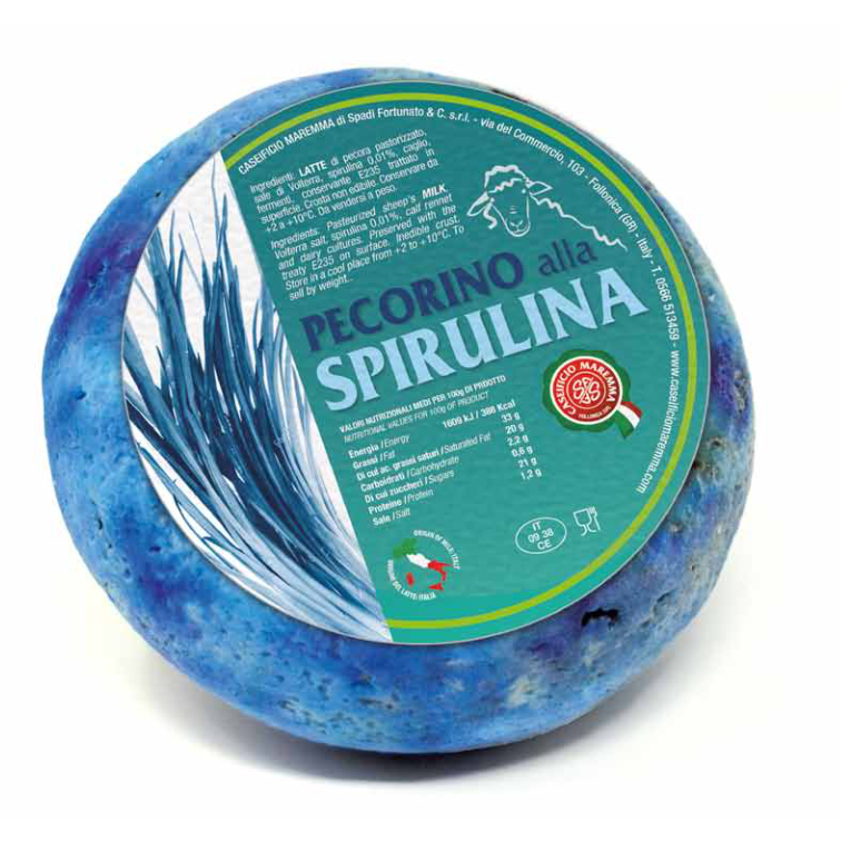 Pecorino alla spirulina