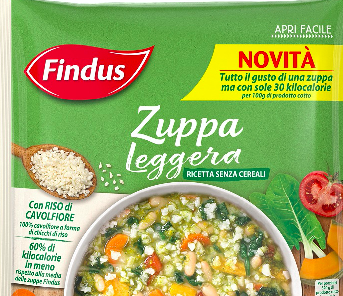Findus amplia la gamma delle zuppe light