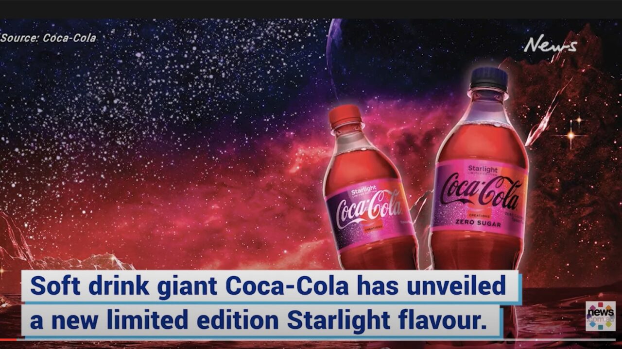 Il gusto spaziale di Coca-Cola Starlight