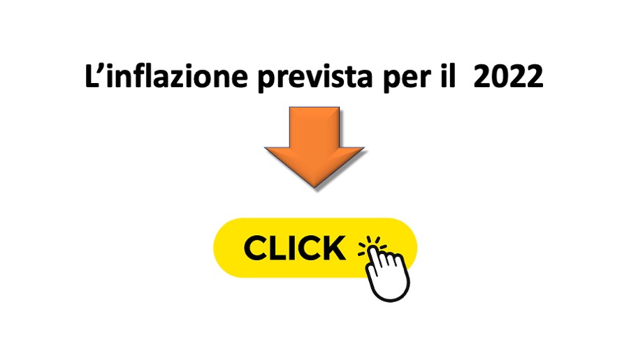 Previsioni aggiornate dell’inflazione nel 2022