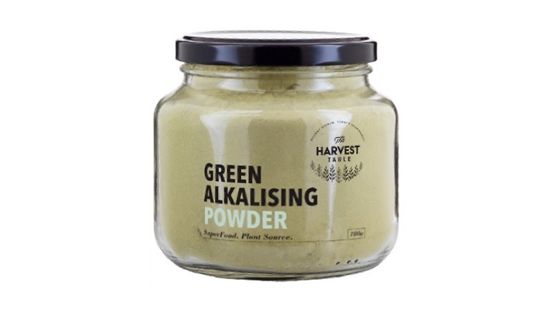 Dal mercato statunitense  la polvere alcalinizzante verde di Harvest Table