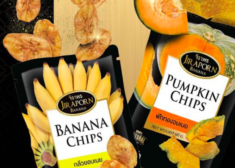 Dalla Thailandia banane snack e chips