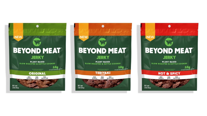 Beyond Meat Jerky il primo prodotto shelf-stable della joint-venture con Pepsico.