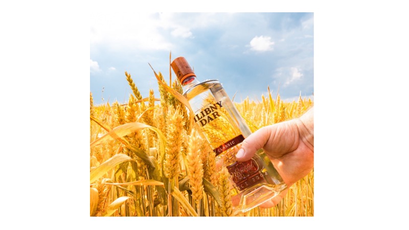 La vodka ucraina Hlibny Dar è un vero “dono del grano”
