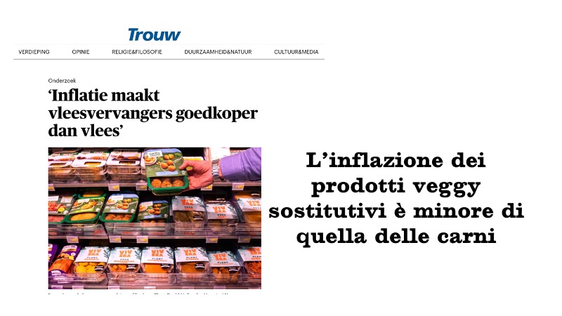 Questionmark – i prodotti vegani e vegetariani sono per la prima volta più economici di quelli con carne