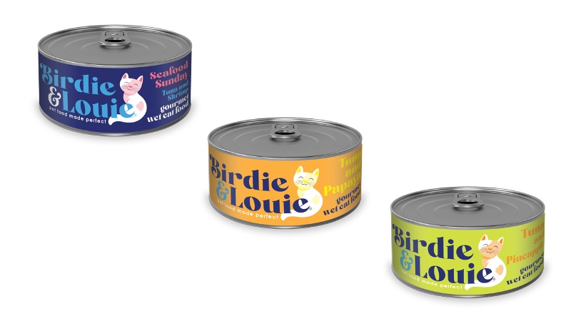 Birdie & Louie Cat Food, molto tonno e prodotti freschi per i gatti americani