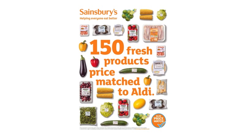 Sainsbury (UK) sfida Aldi sul fresco