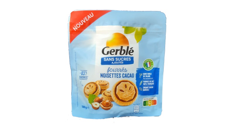 I biscotti fourrés senza zucchero di Gerblé.