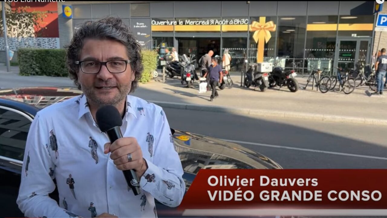 Olivier Dauvers presenta il più grande Lidl di Francia (2300 mq) a Nanterre