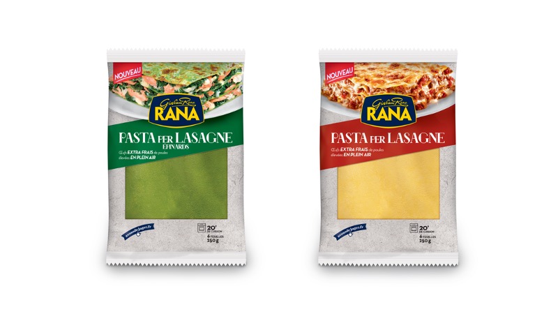 Pasta per Lasagne di Giovanni Rana per soddisfare l’amore dei francesi per la cucina italiana