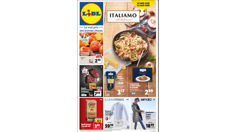 “Italiamo”… Lidl promuove l’alimentazione italiana in Francia.