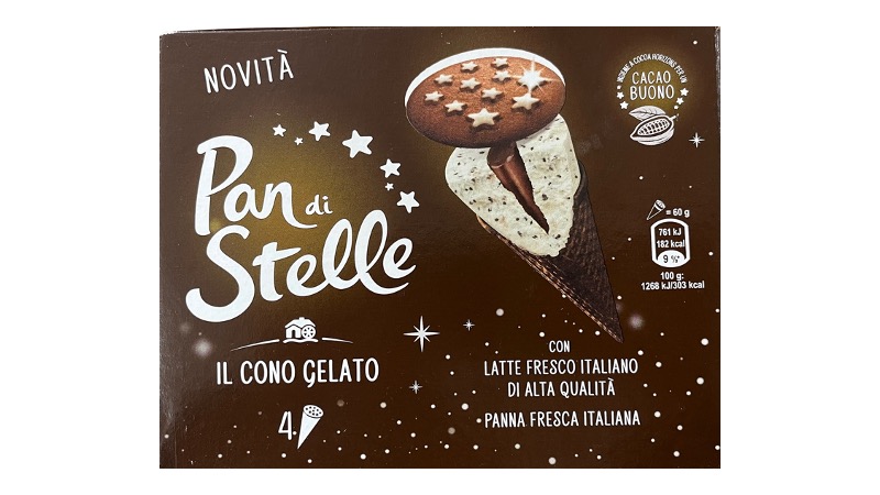 Pan di Stelle Cono Gelato, il brand si estende