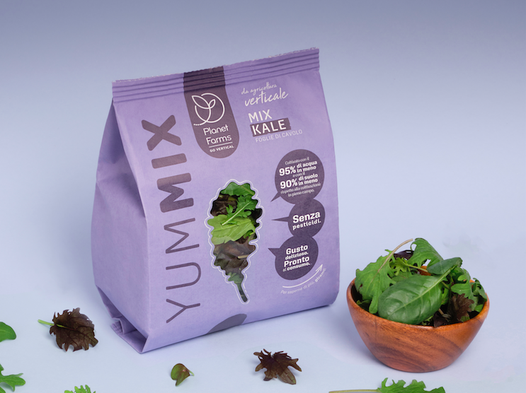 Arriva Yummix Kale, il nuovo mix di insalata nata dal vertical farming