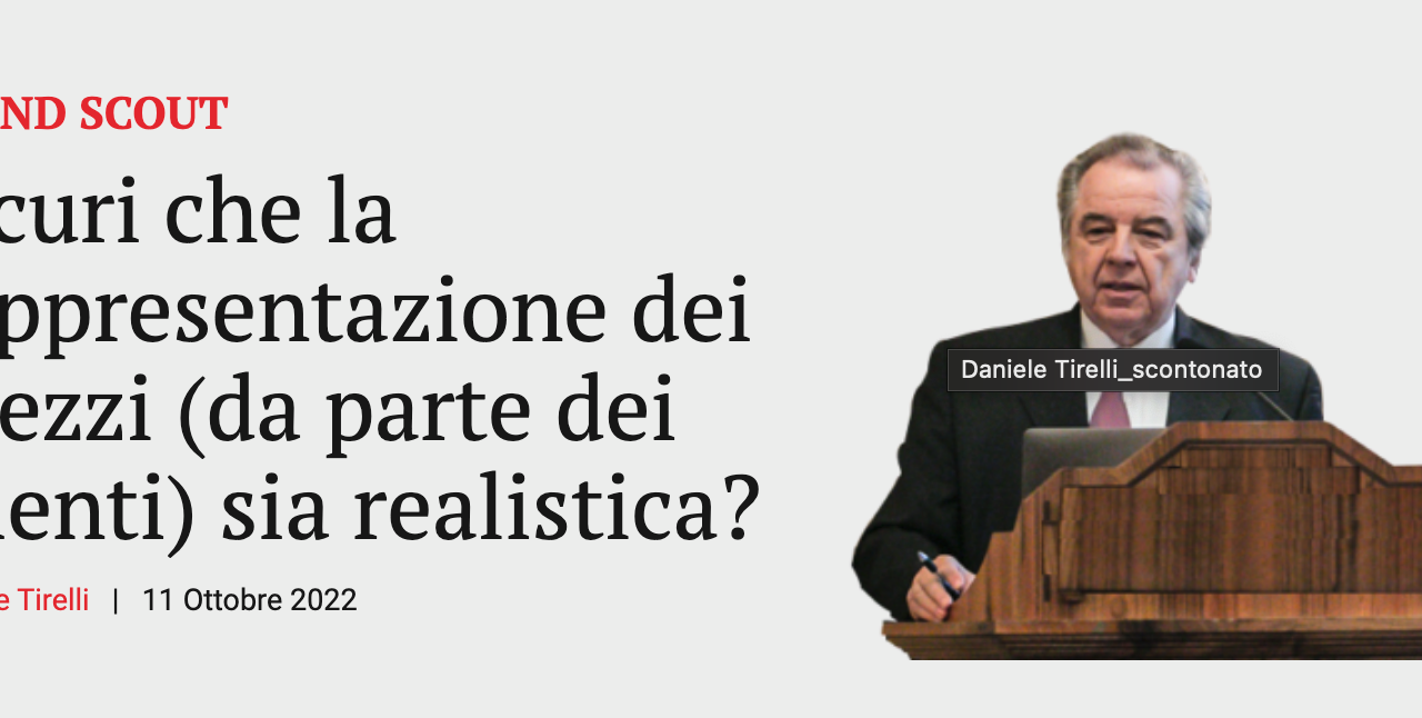 Sicuri che la rappresentazione dei prezzi (da parte dei clienti) sia realistica?