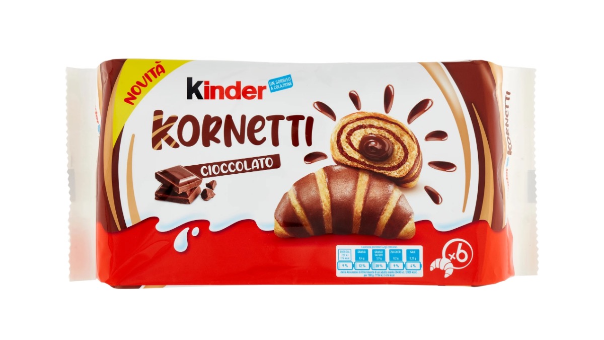 Kinder Kornetti: Ferrero conquista spazio nella colazione degli italiani