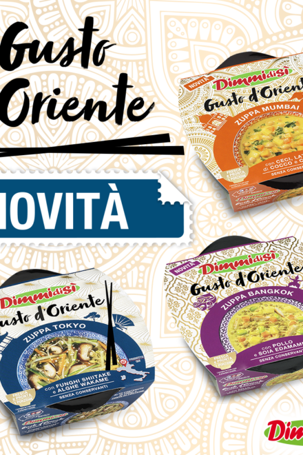 DimmidiSì proposes the new Gusto d’Oriente line