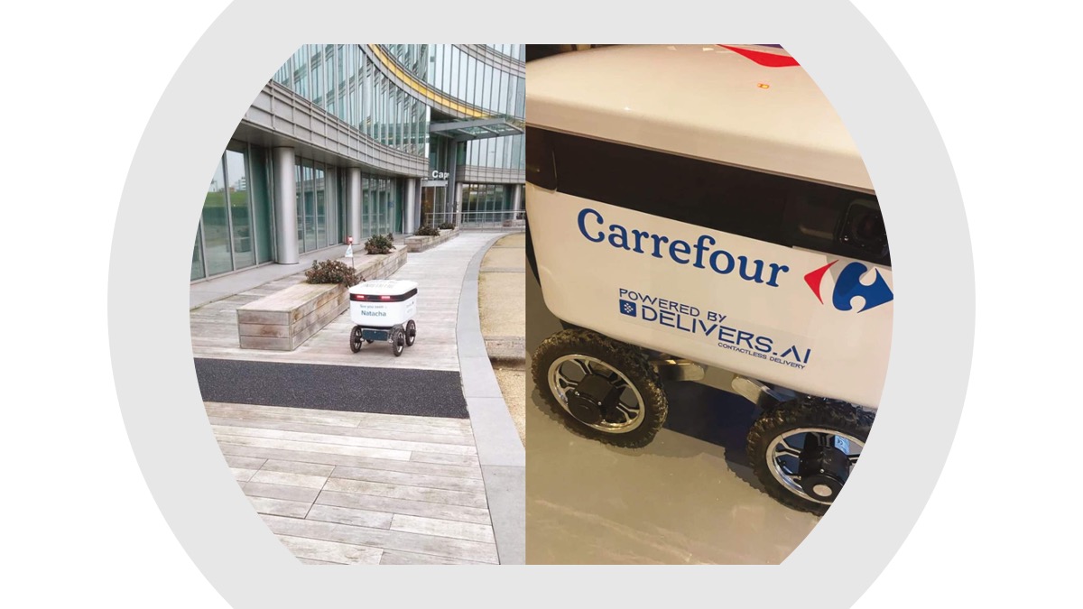 Carrefour Belgio sperimenta la consegna con robot