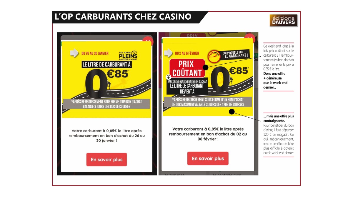 Francia: le promozioni di Casino sui carburanti