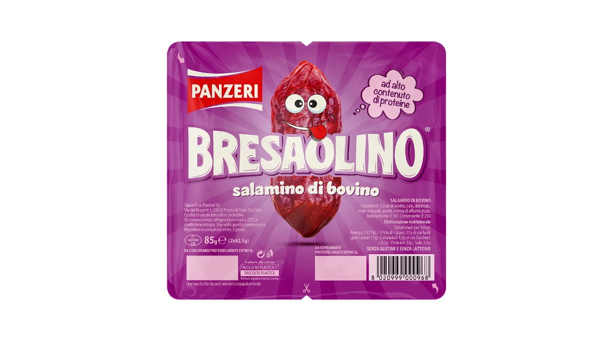 Bresaolino: un nuovo snack di carne bovina.