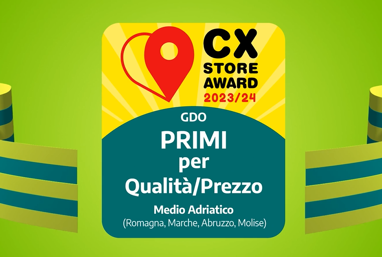 Medio Adriatico: il Miglior Rapporto Qualità/Prezzo si trova in CONAD (lo dicono le famiglie residenti)