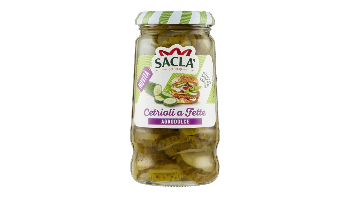 Cetrioli a fette di Saclà