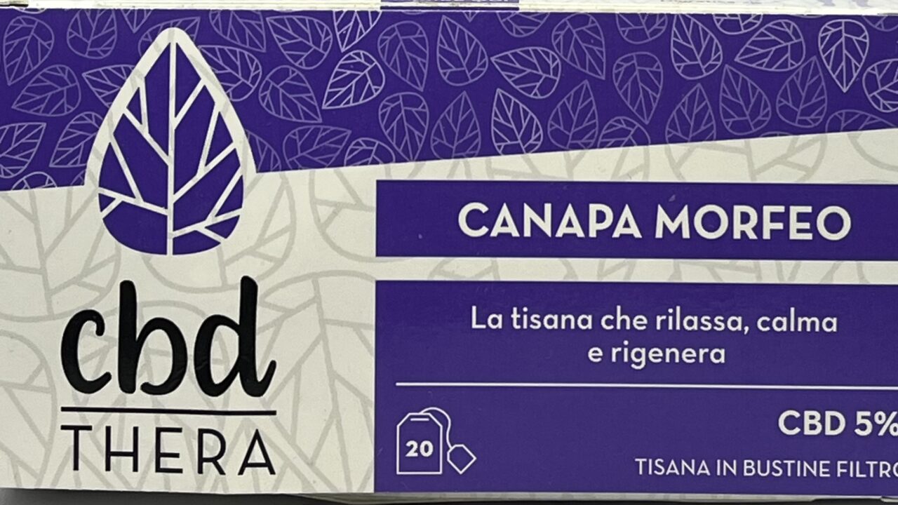 It’s CBD Time: Tisana Morfeo alla canapa a marchio Thera