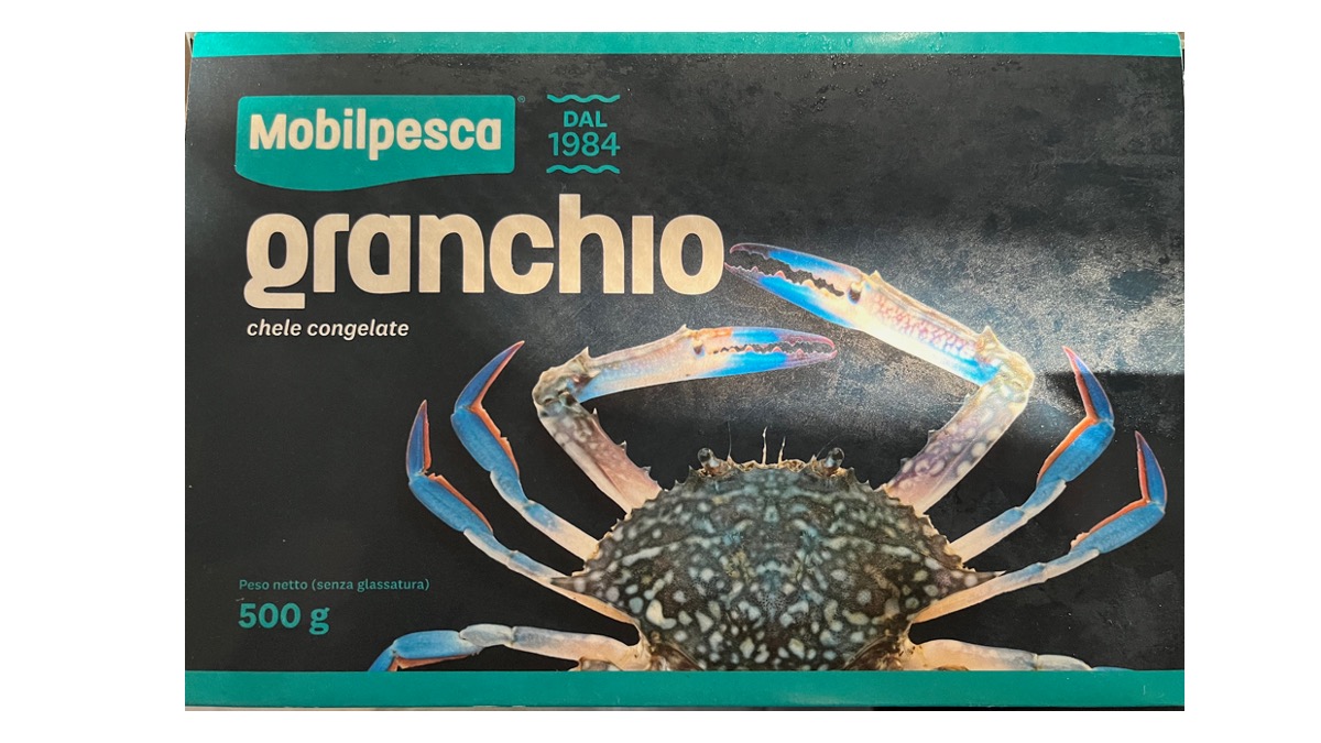 Per zuppe e piatti di pesce: chele di Granchio Blu di Mobilpesca