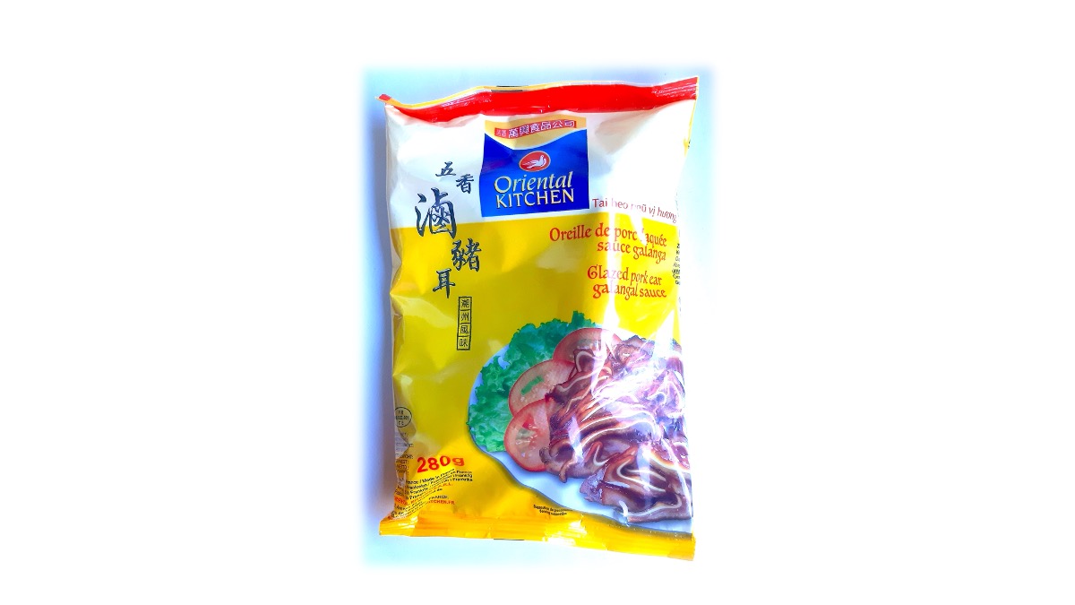 Orecchie di maiale laccate in salsa di galanga di Oriental Kitchen