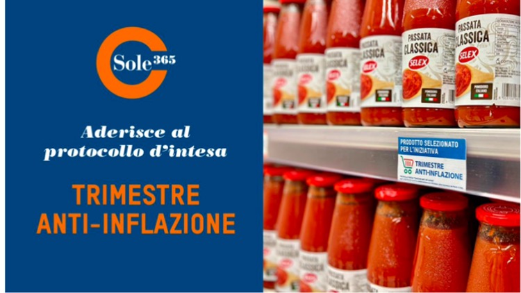 I supermercati Sole365 rafforzano l’impegno nel mantenere prezzi bassi in un contesto di inflazione