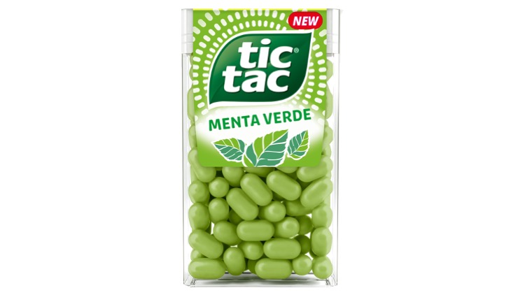 Tic Tac lancia il nuovo gusto alla menta verde