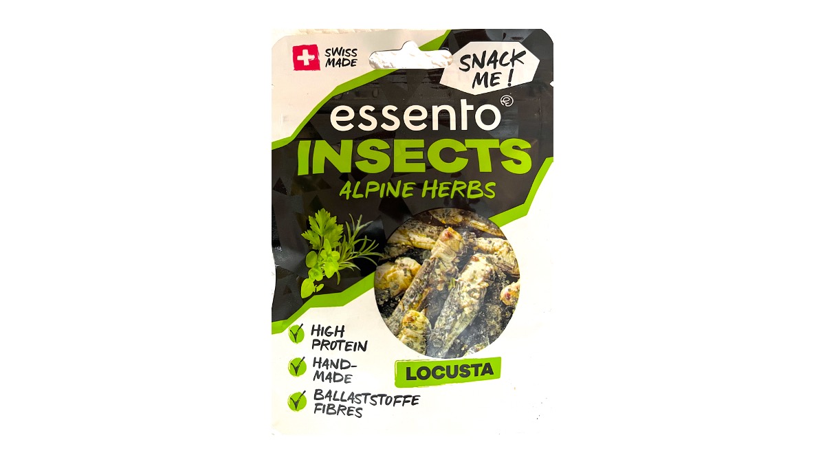 Essento, snack e barrette proteiche a base di insetti