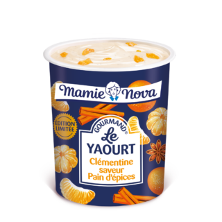 Yaourt  Clementine saveur Pain d’épices: nuova limited edition di Mamie Nova