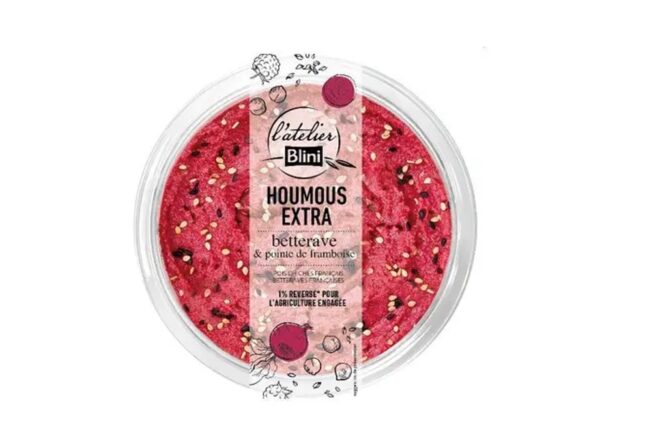 Atelier Blini rivisita l’hummus con barbabietola e lampone