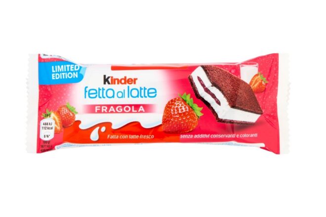 Kinder Fetta al Latte Fragola: tra nostalgia e sperimentazione