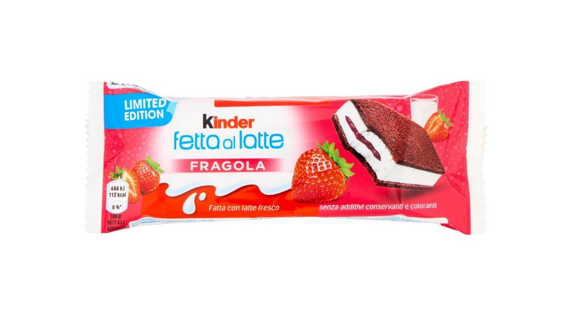 Kinder Fetta al Latte Fragola: tra nostalgia e sperimentazione