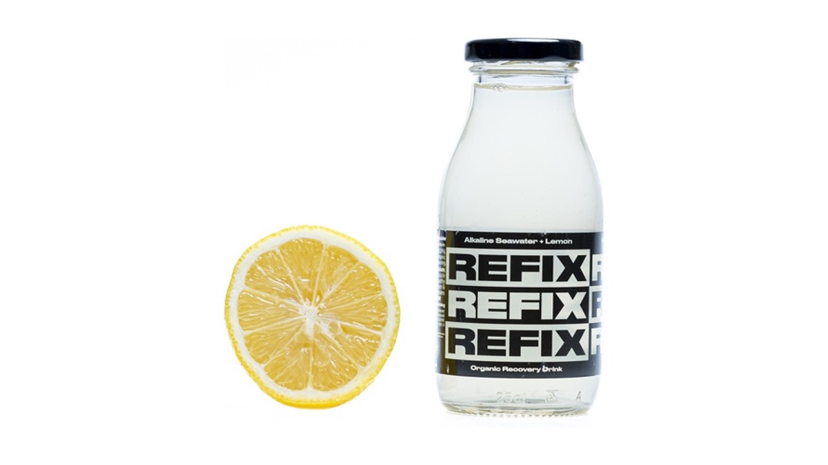 REFIX: una bevanda funzionale con acqua di mare.