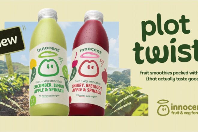 Innocent Green & Red Goodness: un’evoluzione verso gli high-veg smoothies