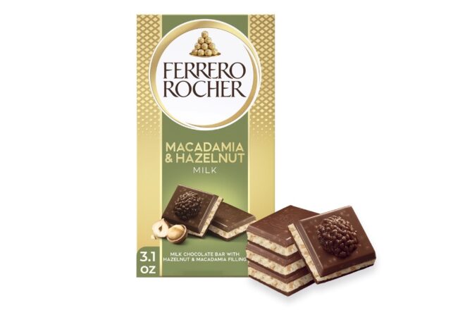La tavoletta alla macadamia di Ferrero Rocher