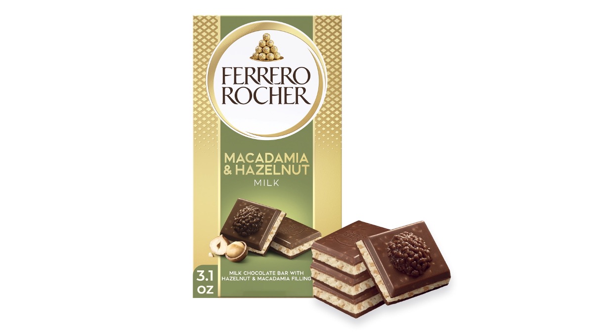 La tavoletta alla macadamia di Ferrero Rocher