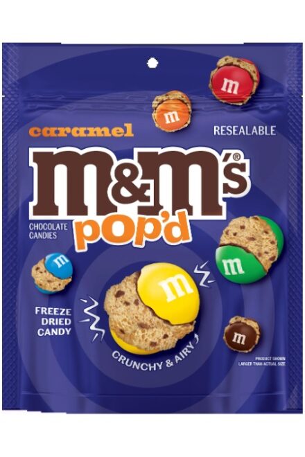 Mars introduce M&M’S POP’d in versione freeze-dried/crunchy candy