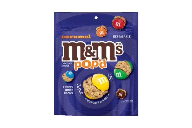 Mars introduce M&M’S POP’d in versione freeze-dried/crunchy candy